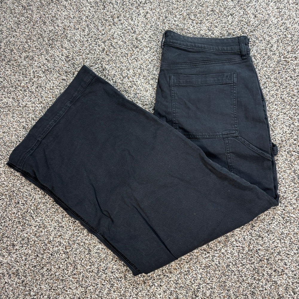 American Eagle Super High Rise Baggy Wide Leg Women's 16 Regular Carpenter Pants